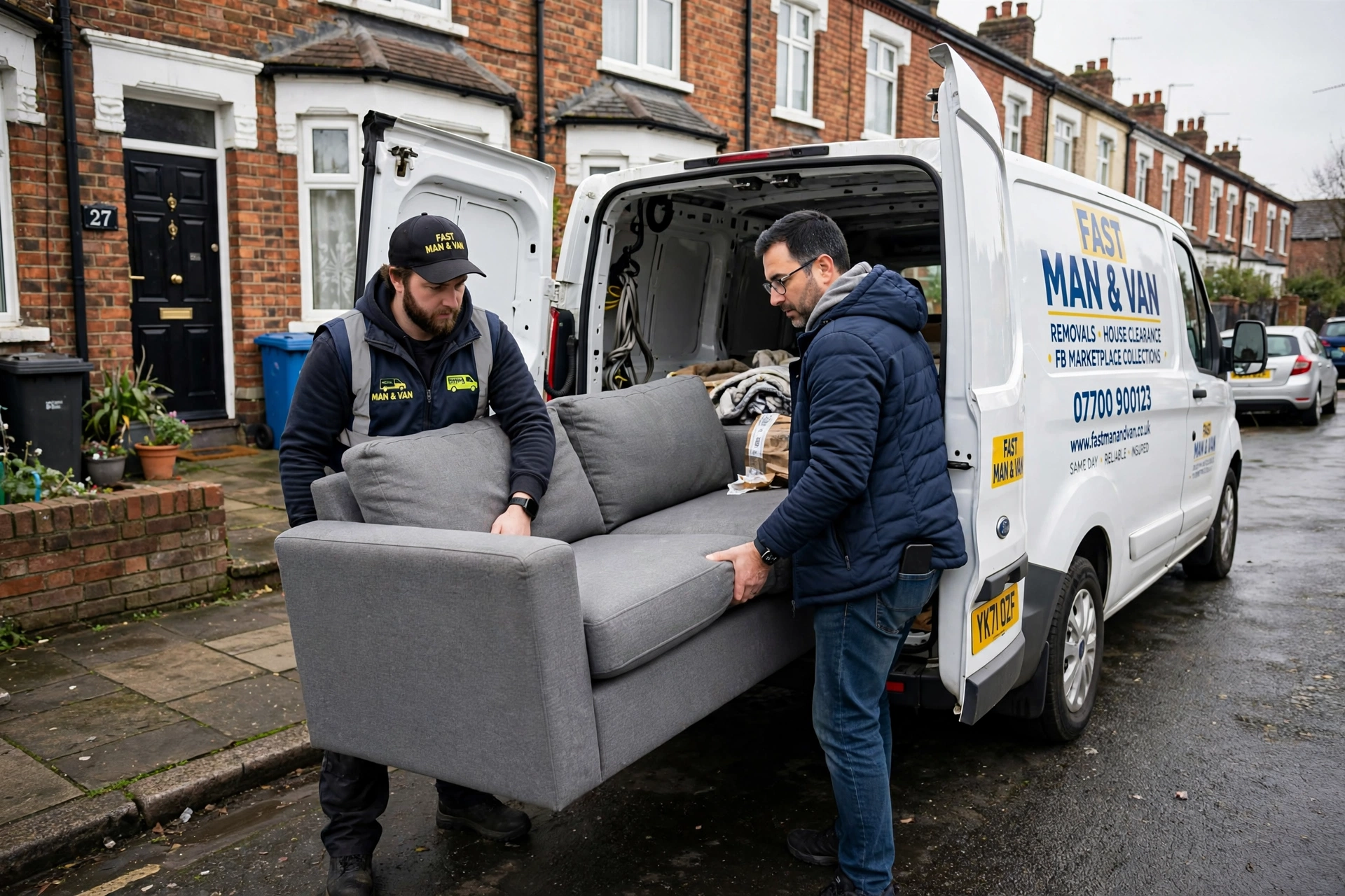 Man and van hire Crewe for Marketplace collections